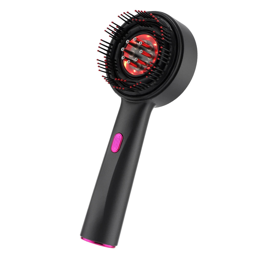 Electric Vibration Massage Comb Portable Hair Follicle Comb Scalp Oil Liquid Applicator Head Massager Hair Growth Anti Loss Care